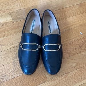 COPY - Karl Lagerfeld black loafers for women